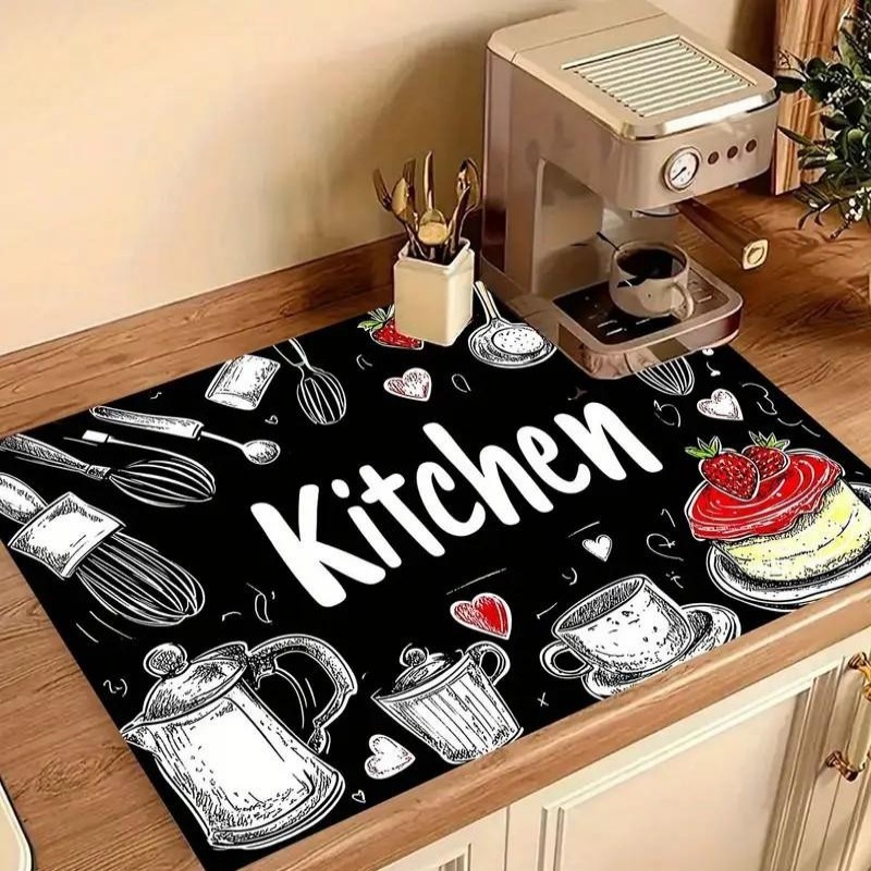 Кухонный супервпитывающий ковр – обзор и цена Bar Mat Rubber