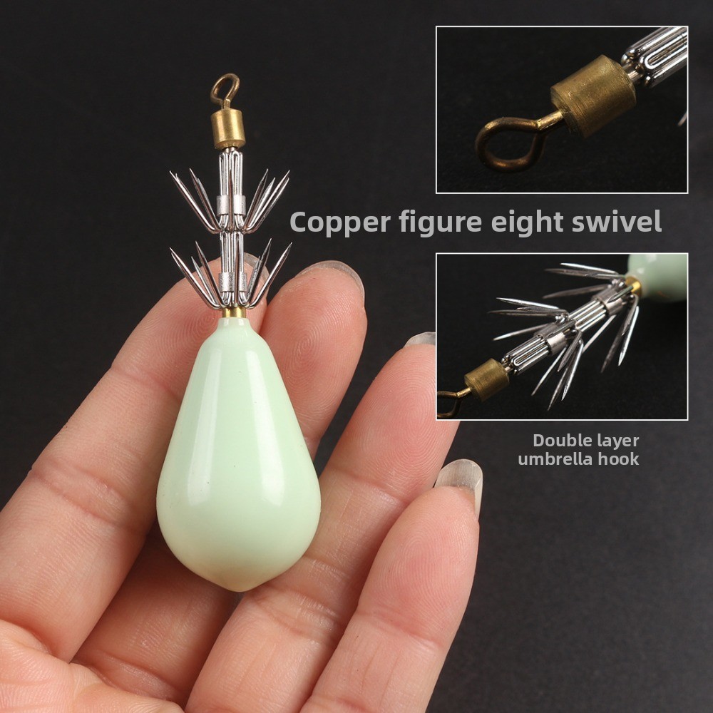 Светящаяся приманка для кальма – обзор и цена Jigger Double Sided