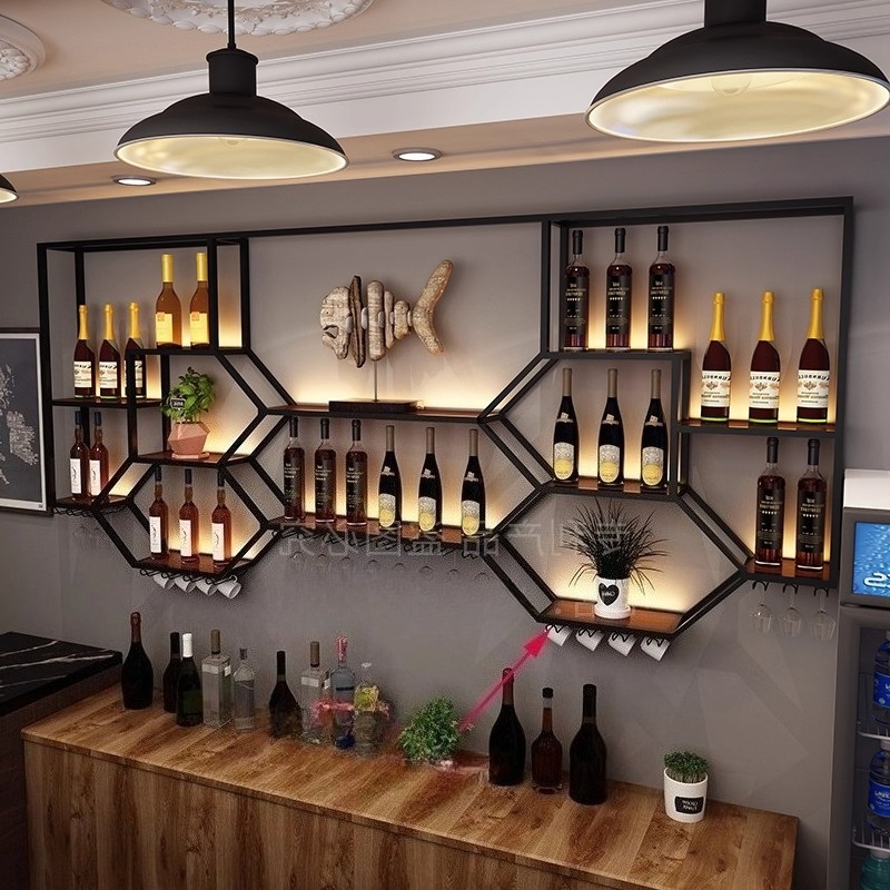 Металлические полки, винный шк – обзор и цена Home Bar Shelves